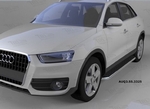 Пороги алюминиевые Ring Can Otomotiv Audi Q3 2012-2019