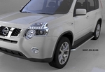 Пороги алюминиевые Ring Can Otomotiv Nissan X-Trail 2007-2014
