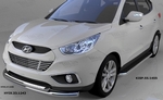 Пороги алюминиевые Ring Can Otomotiv Hyundai ix35 2009-2015
