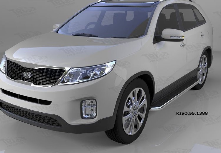 Пороги алюминиевые Ring Can Otomotiv KIA Sorento 2013-2017 no.12194