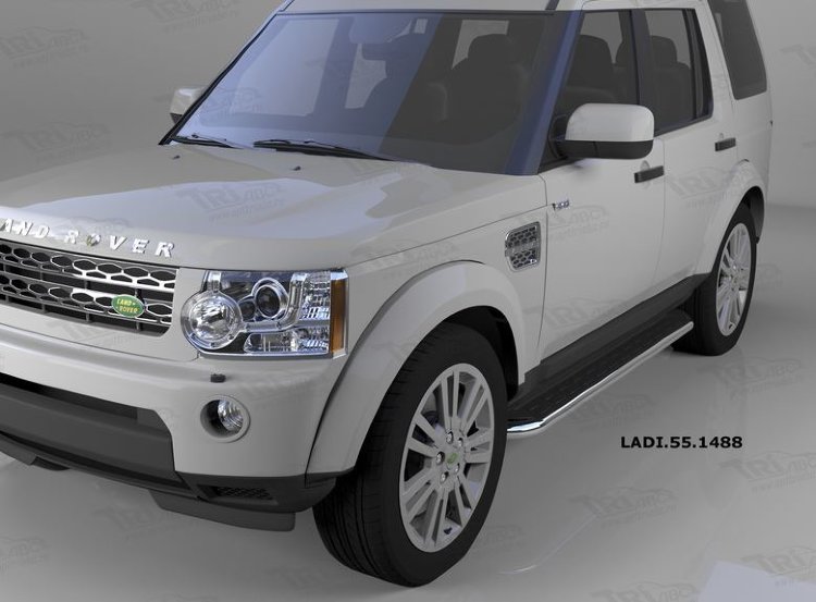 Пороги алюминиевые Ring Can Otomotiv Land Rover Discovery III 2004-2009 no.8542