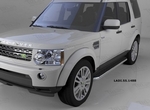 Пороги алюминиевые Ring Can Otomotiv Land Rover Discovery III 2004-2009
