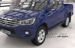 Пороги алюминиевые Sapphire Black Can Otomotiv Toyota Hilux 2015-2019