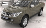 Пороги алюминиевые Sapphire Black Can Otomotiv Mitsubishi L200 2005-2015