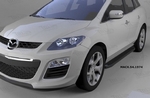 Пороги алюминиевые Sapphire Black Can Otomotiv Mazda CX-7 2006-2012