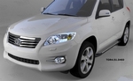 Пороги алюминиевые Sapphire Silver Can Otomotiv Toyota RAV4 2006-2012