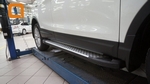 Пороги алюминиевые Sapphire Silver Can Otomotiv Nissan Qashqai 2014-2019