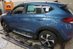 Пороги алюминиевые Sapphire Silver Can Otomotiv SsangYong Kyron 2005-2015