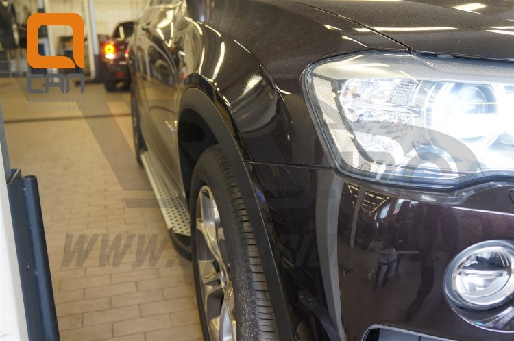 Пороги алюминиевые Sapphire Silver Can Otomotiv Land Rover Range Rover 2002-2012 no.1566