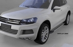 Пороги алюминиевые Topaz Can Otomotiv Volkswagen Touareg I 2002-2009