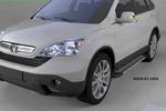 Пороги алюминиевые Topaz Can Otomotiv Honda CR-V III 2007-2011