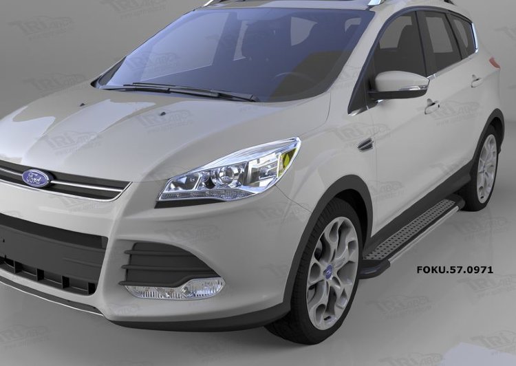Пороги алюминиевые Topaz Can Otomotiv Ford Kuga II 2013-2019 no.11741