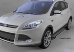 Пороги алюминиевые Topaz Can Otomotiv Ford Kuga II 2013-2019