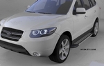 Пороги алюминиевые Topaz Can Otomotiv SsangYong Kyron 2005-2015