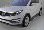 Пороги алюминиевые Topaz Can Otomotiv Hyundai ix35 2009-2015