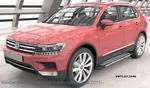 Пороги алюминиевые Topaz Can Otomotiv Volkswagen Tiguan II 2016-2019
