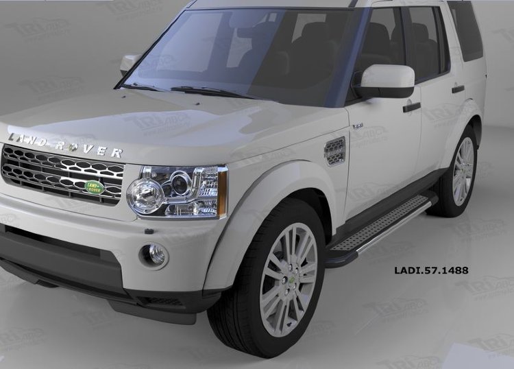 Пороги алюминиевые Topaz Can Otomotiv Land Rover Discovery III 2004-2009 no.8545