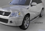 Пороги алюминиевые Zirkon Can Otomotiv Suzuki Grand Vitara 2005-2014