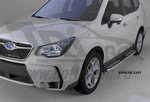 Пороги алюминиевые Zirkon Can Otomotiv Subaru Forester 2013-2019