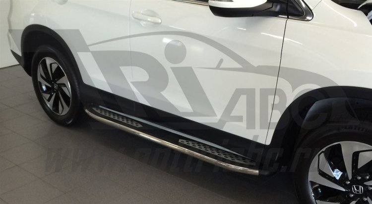 Пороги алюминиевые Zirkon Can Otomotiv Land Rover Freelander II 2006-2015 no.11593