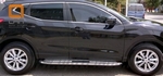 Пороги алюминиевые Zirkon Can Otomotiv Honda CR-V III 2007-2011