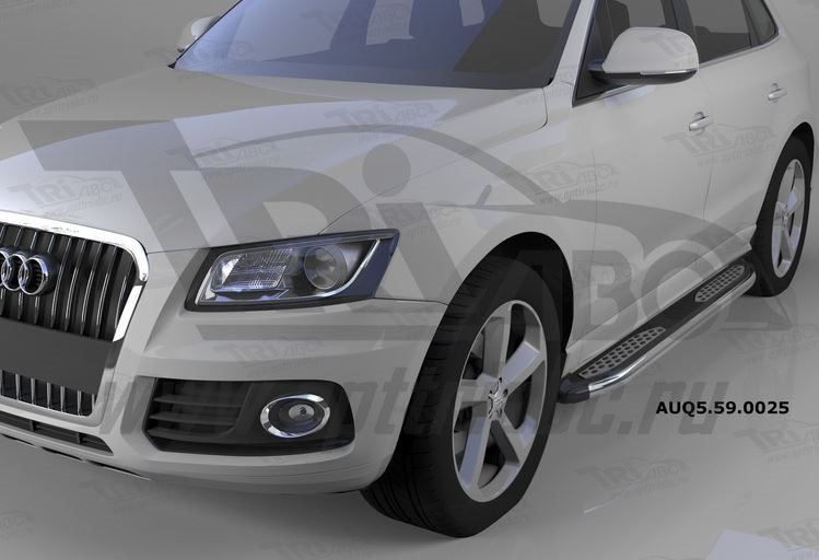 Пороги алюминиевые Zirkon Can Otomotiv Audi Q5 2008-2017 no.11834