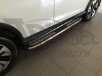 Пороги алюминиевые Zirkon Can Otomotiv Nissan Juke 2011-2019