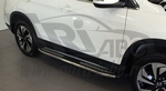 Пороги алюминиевые Zirkon Can Otomotiv KIA Sportage 2004-2009