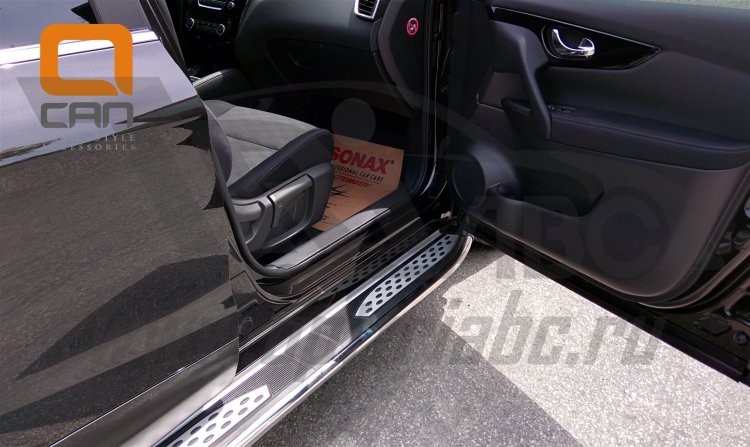 Пороги алюминиевые Zirkon Can Otomotiv Land Rover Range Rover 2002-2012 no.861
