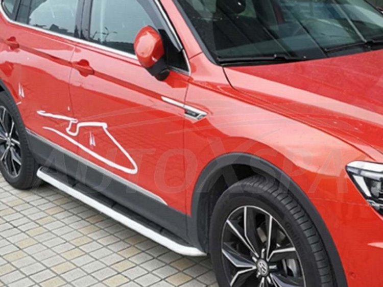 Пороги боковые OEM-Tuning Skoda Kodiaq 2016-2019 no.5598