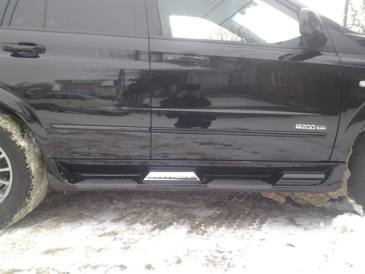 Пороги боковые OEM-Tuning SsangYong Kyron 2005-2015 no.8157