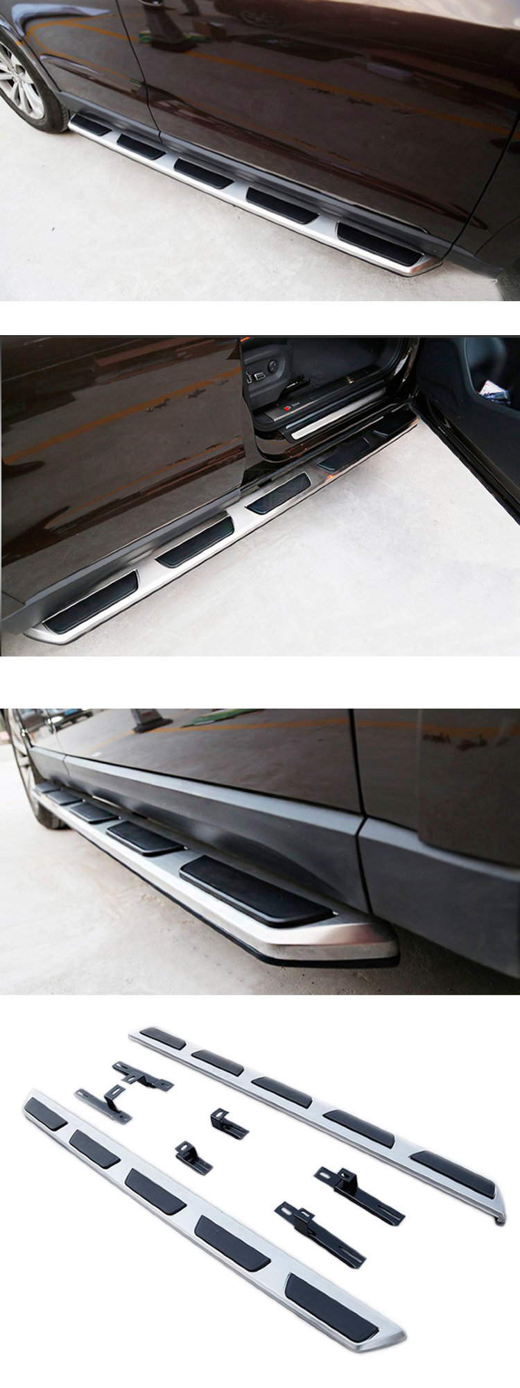 Пороги боковые (вариант 1) OEM-Tuning Audi Q5 2008-2017 no.9209