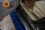 Пороги стальные труба с листом C2 (d 60) Can Otomotiv Nissan Pathfinder 2014-2019
