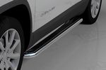 Пороги стальные труба с листом C2 (d 60) Can Otomotiv Jeep Cherokee 2014-2019