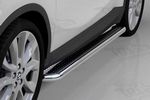 Пороги стальные труба с листом C2 (d 60) Can Otomotiv Mazda CX-5 2012-2017