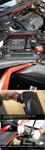 Распорка передних стоек MotorsLine Hyundai Grandeur TG 2005-2011