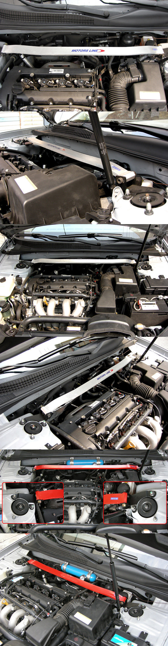 Распорка передних стоек MotorsLine Hyundai Sonata 2004-2010 no.17684