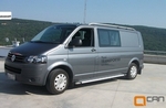 Рейлинги на крышу черные (короткая база) Can Otomotiv Volkswagen Transporter T5 2003-2015