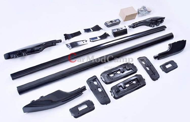 Рейлинги на крышу черные OEM-Tuning Toyota Land Cruiser 200 2007-2019 no.8150