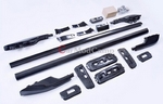 Рейлинги на крышу черные OEM-Tuning Toyota Land Cruiser 200 2007-2019