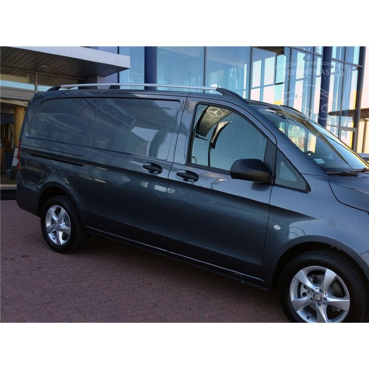 Рейлинги на крышу серебристые (длинная база) Can Otomotiv Mercedes-Benz Vito W639 2003-2014 no.1758