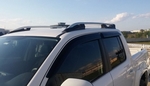Рейлинги на крышу серебристые (для а/м с багажной подготовкой) FALCON Can Otomotiv Volkswagen Amarok 2010-2019