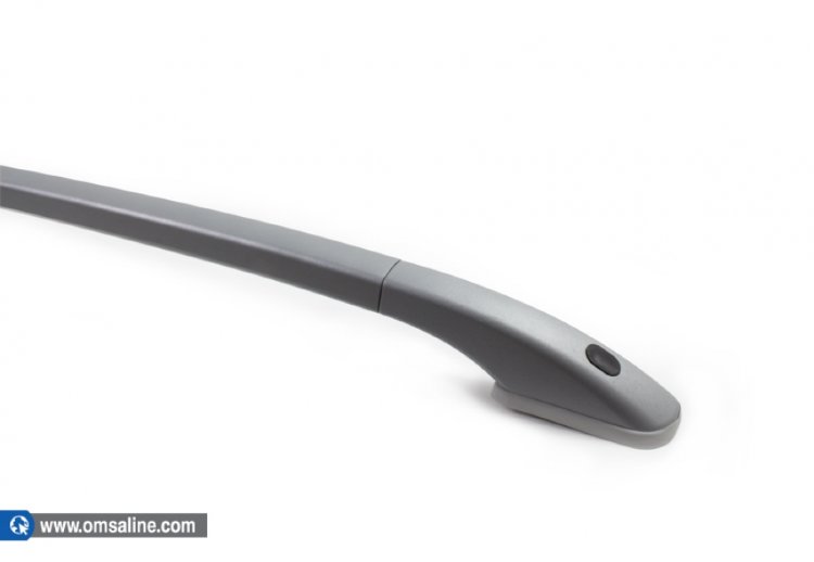 Рейлинги на крышу серебристые Omsa Line Nissan Qashqai 2007-2013 no.5523