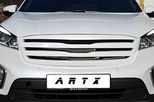 Решетка радиатора ArtX вариант 1 KIA Sorento Prime 2015-2019 ― Auto-Clover