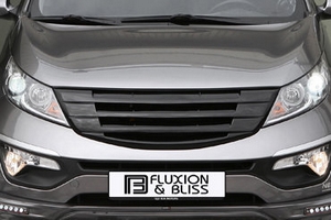 Решетка радиатора Fluxion &amp; Bliss (неокрашено) KIA Sportage 2010-2015 ― Auto-Clover