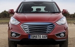 Решетка радиатора хромированная Tomato Hyundai ix35 2009-2015