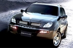 Решетка радиатора Ixion (окрашено) SsangYong Rexton 2001-2015
