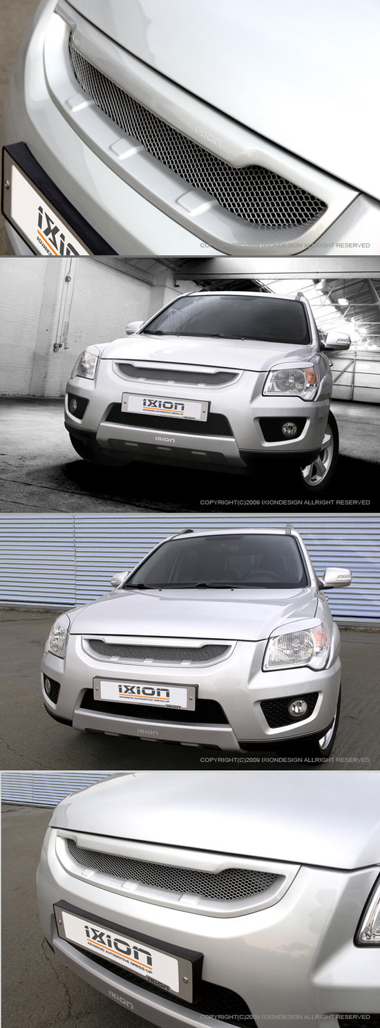 Решетка радиатора Ixion KIA Sportage 2004-2009 0797