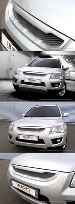 Решетка радиатора Ixion KIA Sportage 2004-2009