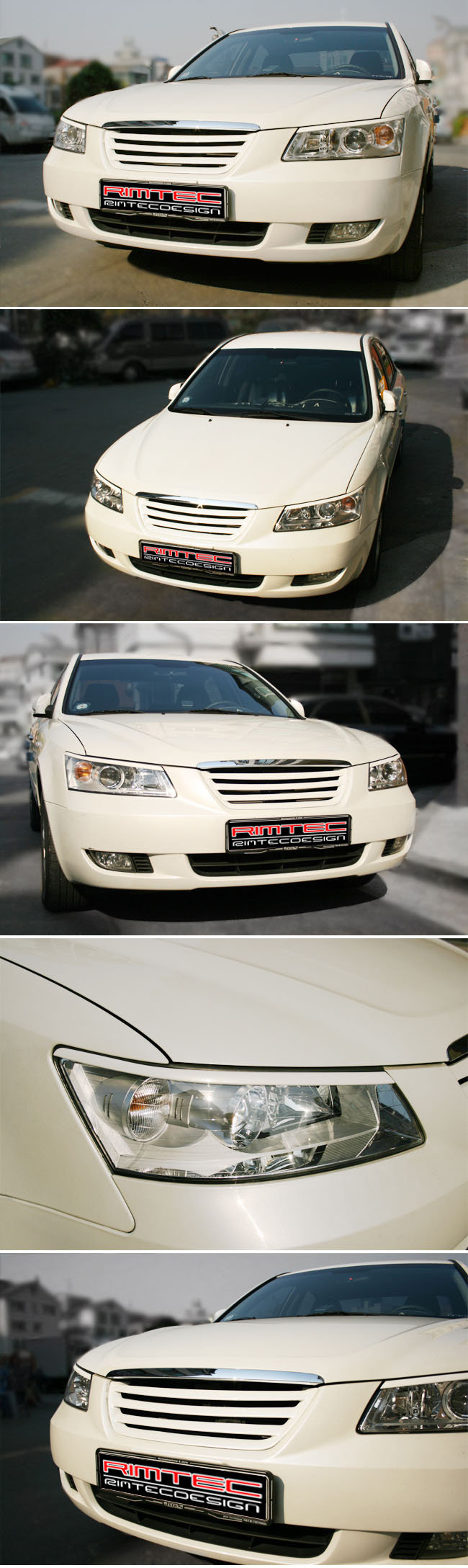 Решетка радиатора Rimtec Hyundai Sonata 2004-2010 0486